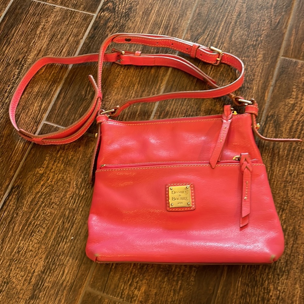 Dooney & Bourke PINK leather Crossbody